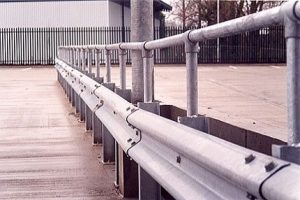 Armco Barrier with Handrail Extension