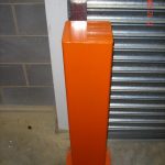 Orange Warehouse Safety Bollard