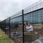 Mesh Panel Fencing Surrounding AMG Property