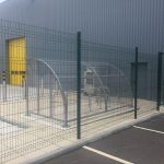 Mesh Panel Fencing With Mesh Gate