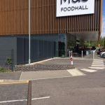 Steel Fencing At M&S Foodhall