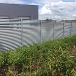 Steel Fencing Around Loading Bay