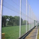 Steel Fencing Surrounding Play Area