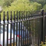 Vertical Bar Black Steel Railings